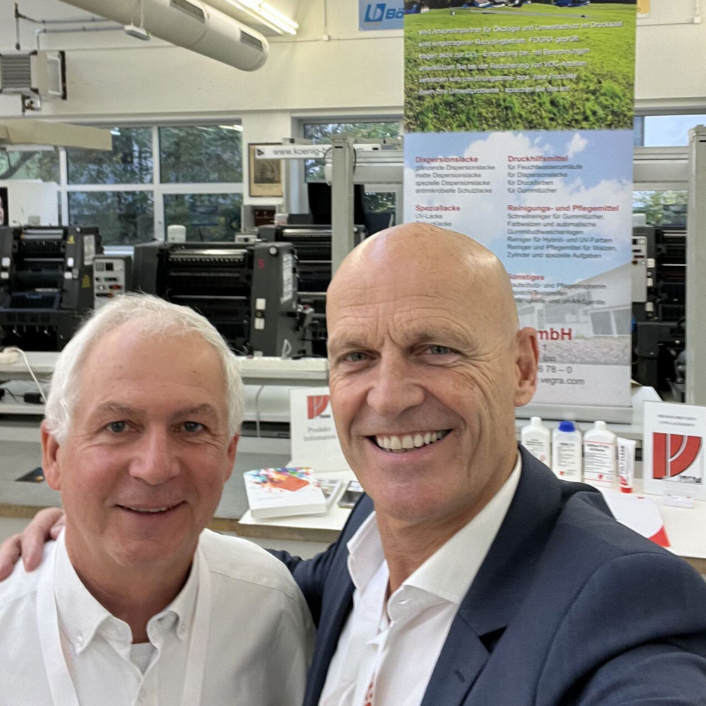 Gregor Gaisböck auf der Print fair